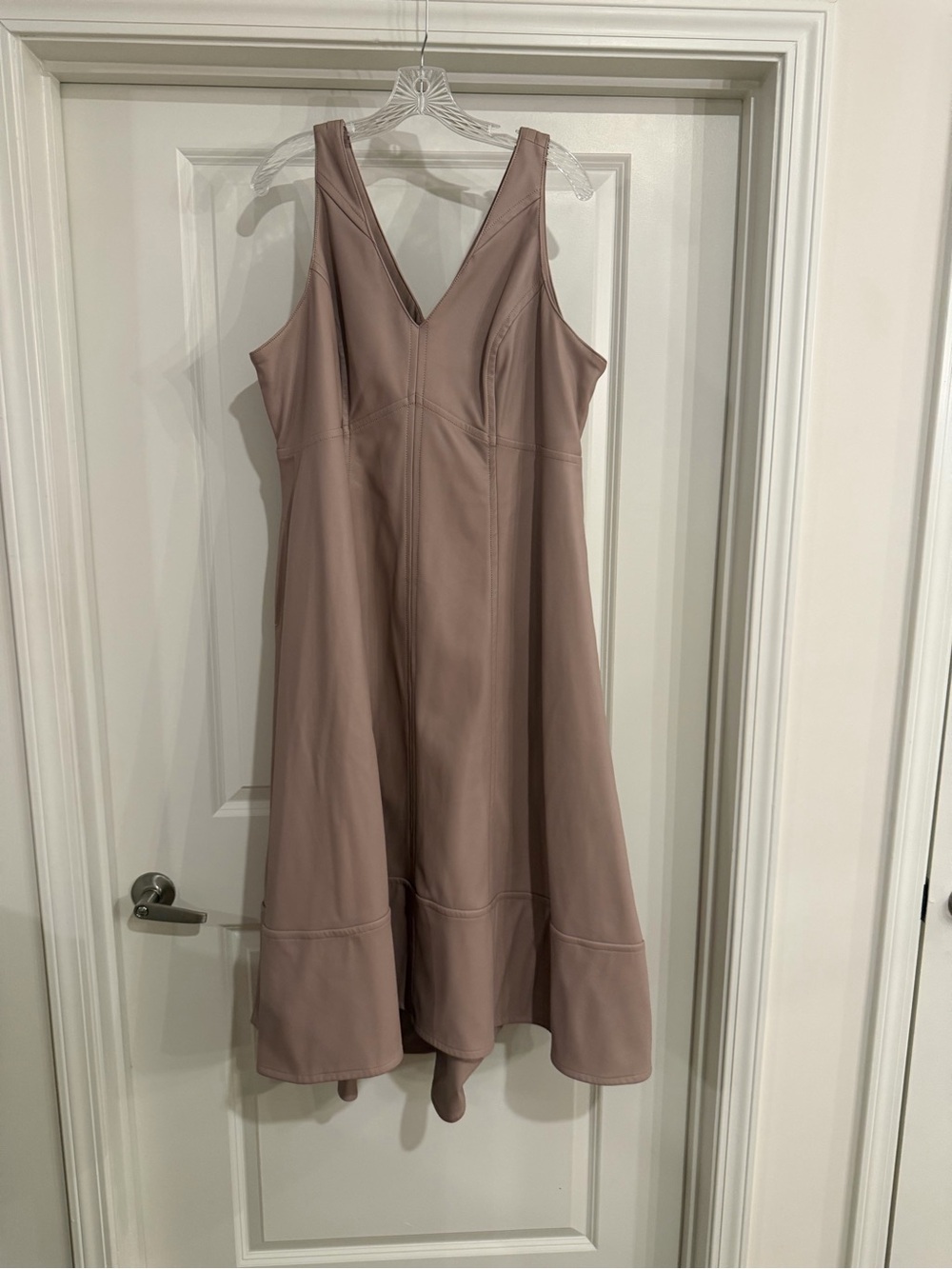 Maeve Sleeveless V-Neck A-Line Dress in Mauve